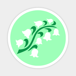 Alternate May Lily symbol Magnet